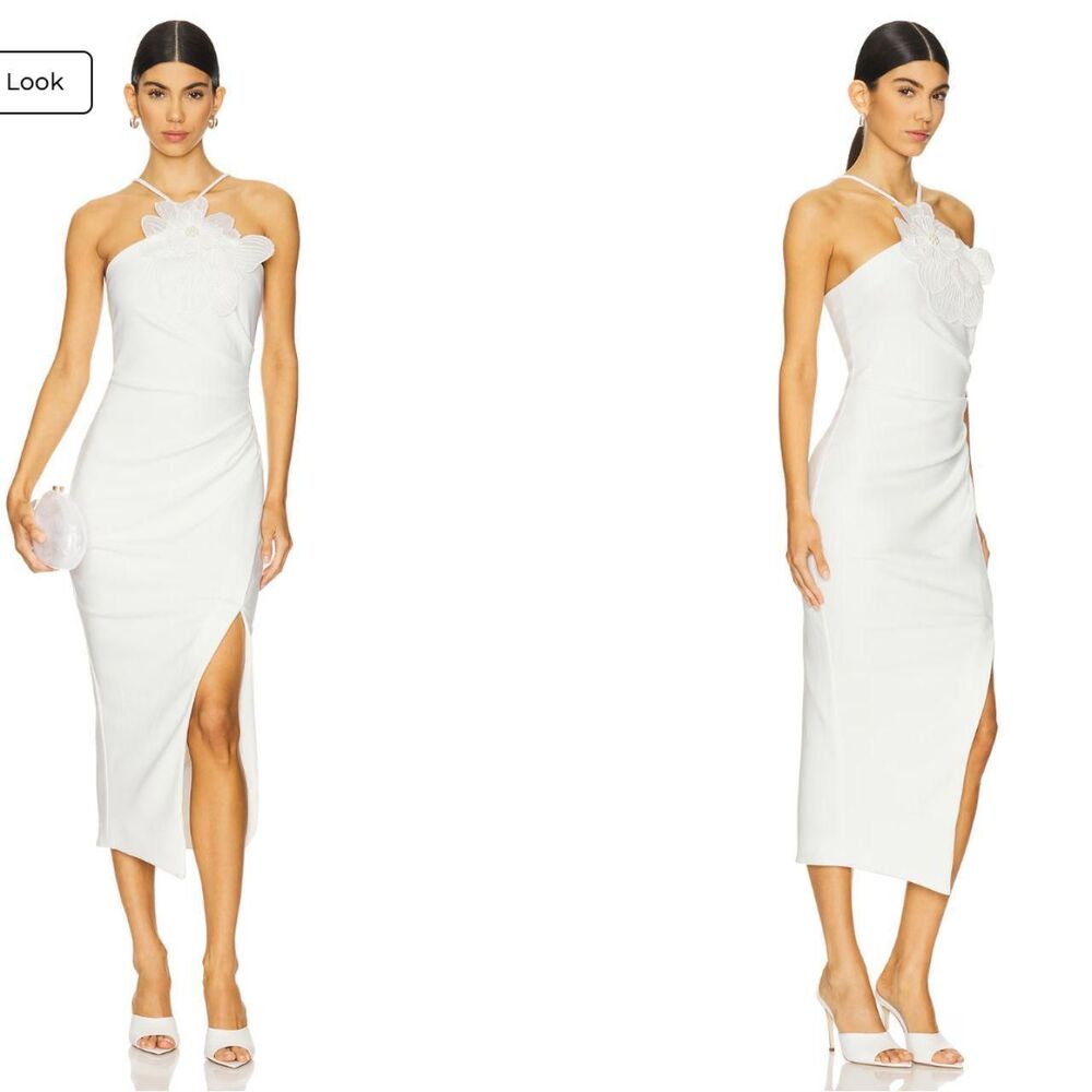 Elliatt Women's White and Cream Dress